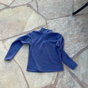 Patagonia Shirt Womens Medium Lavander Purple Capilene Quarter Zip Baselayer